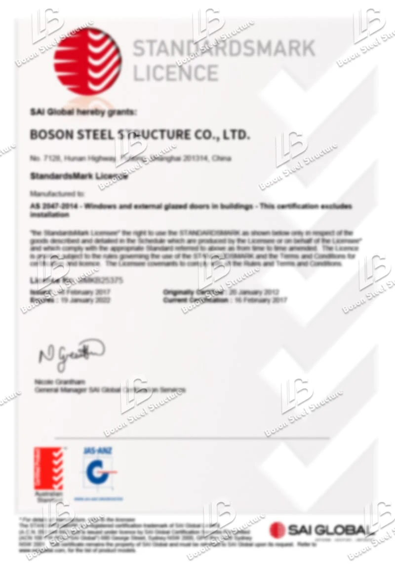 AS2047-YY-Certification